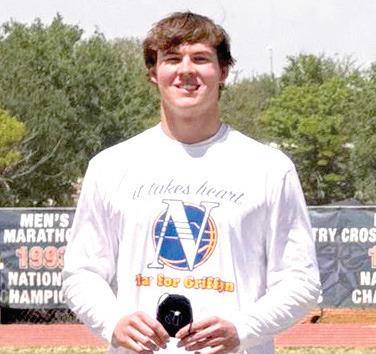 Nazareth ISD Kayle Rogers competed at the Region 1 Track Championships this past weekend and earned a trip to the state meet. Rogers had a second-place distance of 46-03-00. The state meet for 1A competitors is May 3 in Austin. Compete regional results for Nazareth and Hart are om the Sports Section.