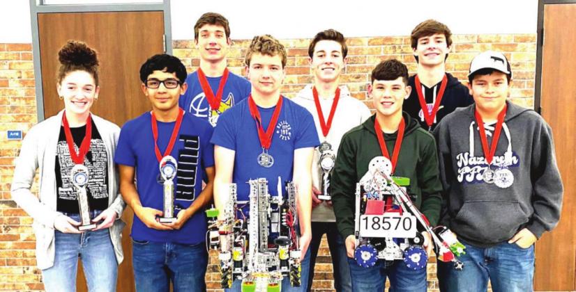 First and Second going into the North League Championships: Naz Robotics #16617/18570, Chloe Birkenfeld, Adrian Rios, Tagan Ramsey, Alejandro Guerrero, Harrison Meador, Brett Heitschmit, Tell Bagley, Tanner Birkenfeld and Luke Schulte.