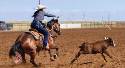 Breakaway Roping – Bailey Coates. Time - 3.41