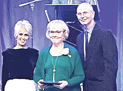 Colleen Robinson BSN, RN, (center) was recognized last Wednesday evening at the 7th Panhandle Great 25 Nurses Banquet in Amarillo.