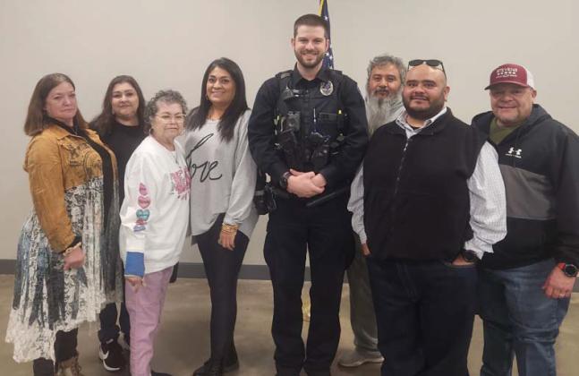 The Dimmitt Police Department recently participated in the Deaf Smith County Crisis Center Valentines Sweetheart Fundraiser. The non-profit crisis center has been helping victims of domestic violence and sexual assault since 1996 and is in Hereford. The center assists with counseling, temporary/emergency shelter, protective orders, and other resources, and offers services in English and Spanish. The 24-hour hotline is 806-363-6727.