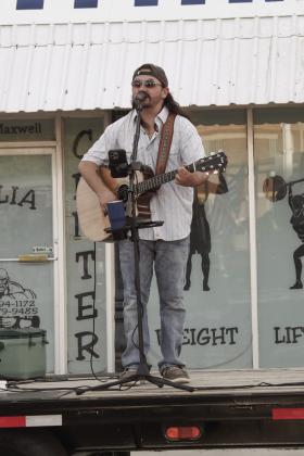 Ty Blackburn performed Tuesday evening of the 136th Swisher County Picnic Celebration