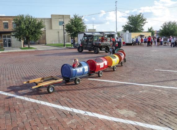 Tulia Volunteer Fire Department train ride