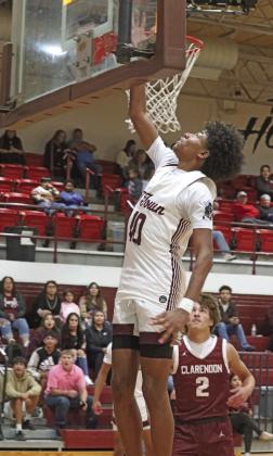 CJ Parker taking it to the basket