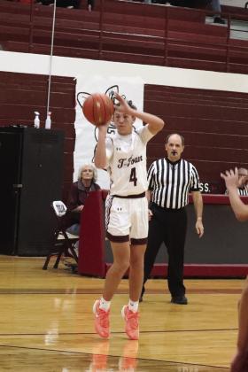 Gavin Mahannah shoots from outside