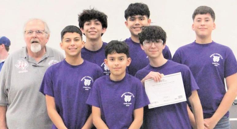 DHS Team #12398, Baylor Navarro, Yandel Sanchez, Pablo Perez, Enriquez Holguin, Daniel Duenes and Rudy Fuentes, were fourth place Alliance, second pick.