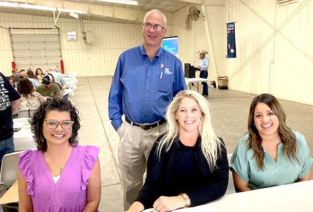 Crystal Carrasco-Agent, Jason Cantrell-Agency, Angie Osterkemp-Agent, Samantha Aleman-County Secretary