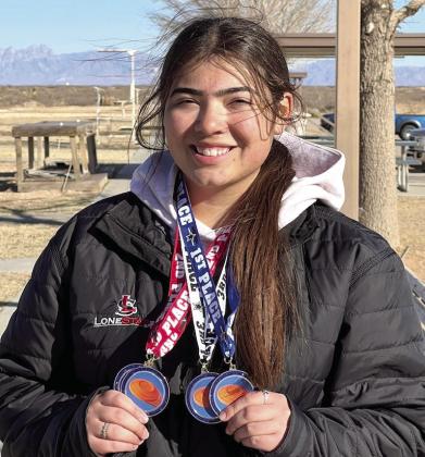 Hereford’s Kaylee Ritter participated in last weekend’s 2026 Frozen Clays Classic Shoot in Las Cruces, N.M., and picked up several awards including: • Skeet Ladies Varsity – 3rd place • ATA Handicap Ladies Varsity – 2nd place • Doubles Trap Ladies Varsity – 2nd place • Sporting Clays Ladies Varsity – 1st place • HAA (High All Around) Varsity Lady