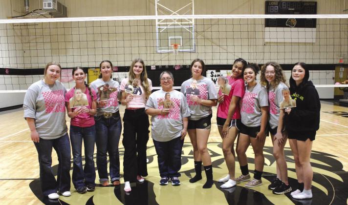 Kelton’s volleyball team honored breast cancer survivor, Maria Garza at the Pink Out game, last week. Her fight is our fight, and we can’t wait until we get to see her everyday at school again! (Courtesy Photo)
