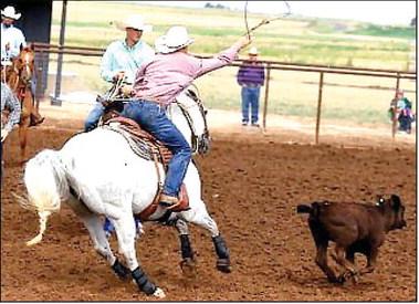 Calf Roping – Jaxon Stoker. Time – 11.06