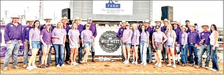 Olen Schulte Memorial Roping and Wild West Show volunteers made the event a big success.