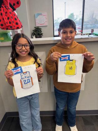 Karen Grado and Sergio Alonso (3rd to 5th top boy and girl winners)