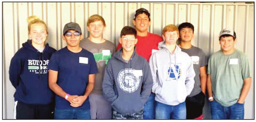 Naz FFA first year members attended Greenhand camp this past week.