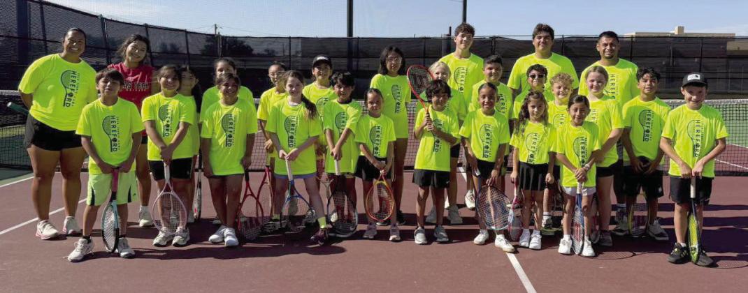 Tennis camp was held this last week for area junior high and elementary students.