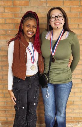 THS SkillsUSA Culinary - Wedding Cake Design Demo, 2nd Place, Tylani Hutcher- son and Ava Comans