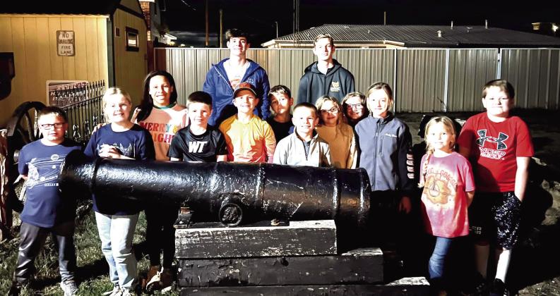 The Castro County 4-H meeting on Monday night was held at the Up in Arms Museum in Nazareth. Sixteen youth had the opportunity hear Dale Acker explain the history of some of the items at the museum and how he started collecting and the importance of history. The meeting was coordinated by Senior 4-her Luke Schulte