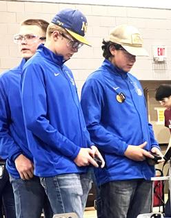 Nazareth Robotics 16617 – Randall Robotics Meet - -Oliver Meador, Olivia Raef, Fletcher Schacher and Pierce Wilhelm. Ranked second in league.