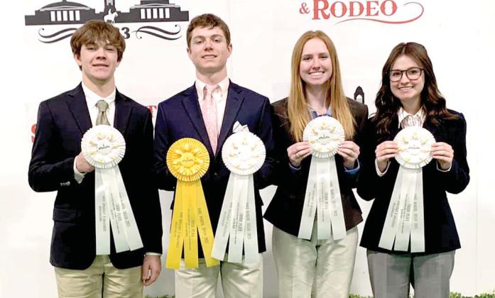 WTAMU judging team #4 at National Western