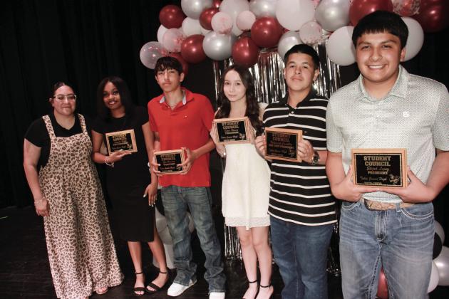 Student Council Officers Vice President Layaha Ward, Secretary Zac Maestes, Treasurer Kloee Ramos, 2nd Vice President Nehemiah Castellon, President Elijah Lopez