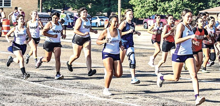 The Dimmitt girl’s cross country teams were off and running at the Dimmitt 2024 meet this past weekend.