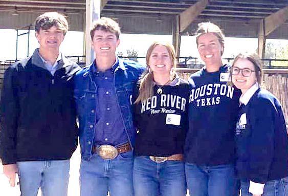 Farm Business Management team competed at TTU – Grace White, Kamre Mask and Iris Schilderink.