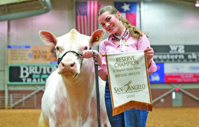 San Angelo Stockshow Results Addi Reed- Reserve Breed Champion British