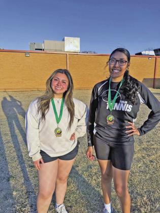 Anayeli Barajas/Jahlizza Brown - Varsity Girls Doubles - 3rd Place