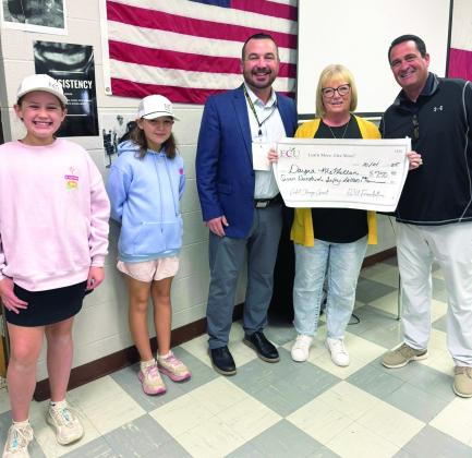 Big thanks to Ty Cox with education credit union. Mrs. McMillan was awarded the pocket change grant to use in her classroom!