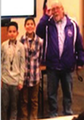 DMS Robotics - Ivan Godinez and Baylor Navarro placed first at Regionals. Gene Penney is their instructor/mentor.