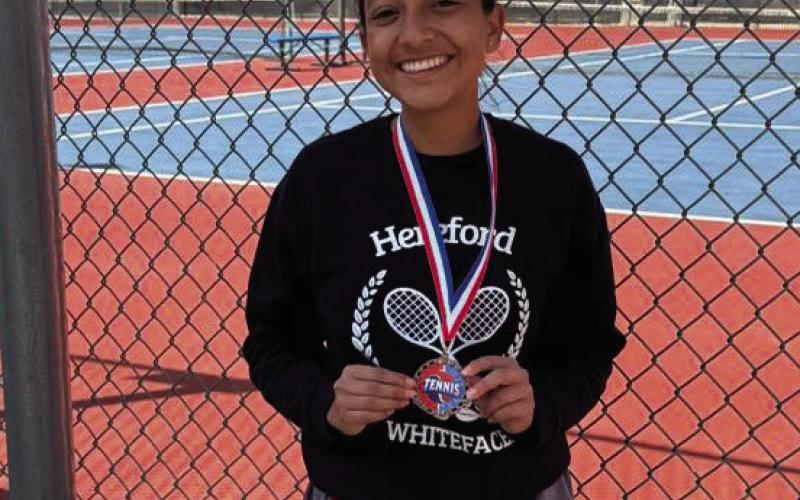 A great day for Herd Tennis at the Bulldog Open, bringing home plenty of hardware. PJ Hernandez/Caleb Ysaguirre - 1st Boys Doubles Zamiha Escobedo- 2nd Boys Singles Mario Yanez/Finley Dance- 2nd Mixed Doubles Nayeli Villarreal/Nataly Cervantes- 2nd Girls Doubles Josh Martinez- 3rd Boys Singles Nevaeh Murillo- 3rd Girls Singles Steeven Weng/Lucas Woodard Consolidation Champions Boys Doubles