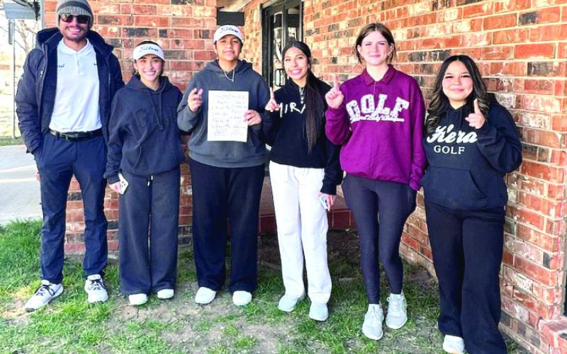Congratulations to the Lady Whiteface Golf Team. The team brought home first place at the golf tournament held in Dimmitt in March.