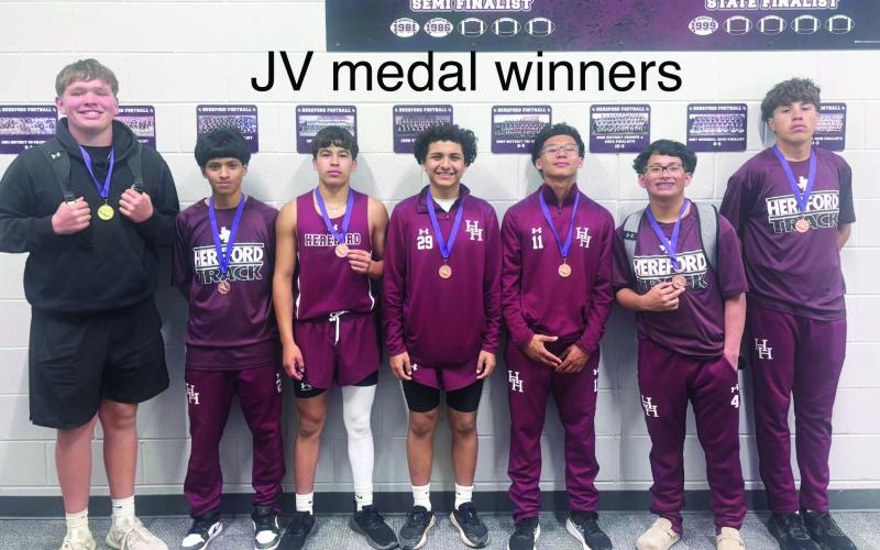 Junior Varsity medal winners.