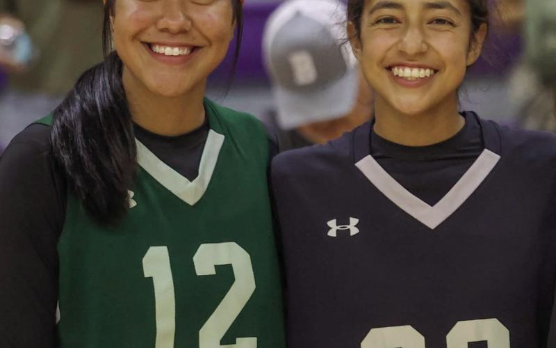 Sam Grajeda and Arissa Alaniz represented Hereford at the Golden Spread Basketball All-Star Game recently.