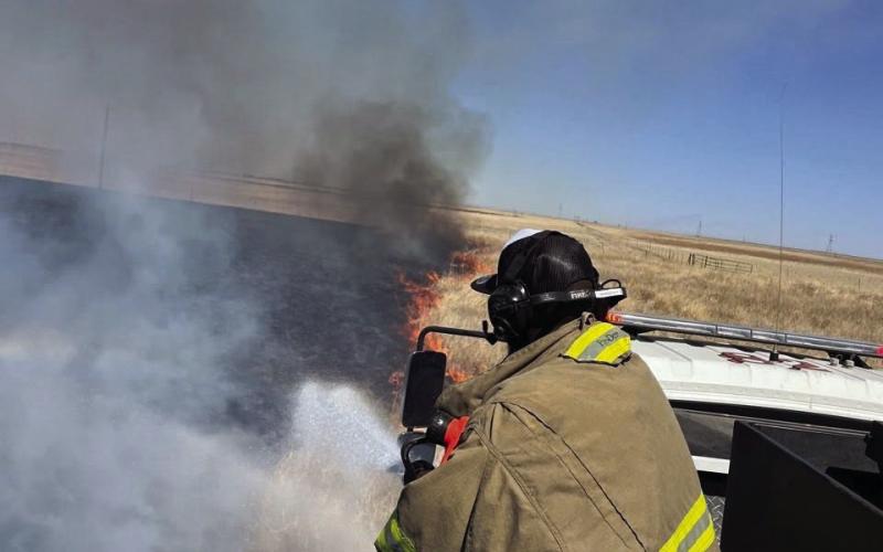 TVFD Responds to Fire in Kress