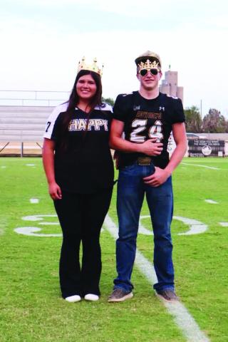 Happy High School Flame Queen Rocio Juarez and King JP Baggerman