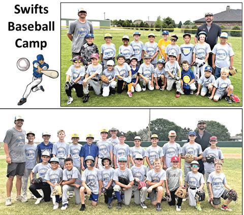 The Nazareth Swifts baseball camp was a big success with a good turnout. Players had a great four days and learned a lot of baseball, with the opportunity to improve skills, fundamentals and sportsmanship. (top photo) Incoming Kindergarten - 3rd grade. (bottom photo) Incoming 4th grade- 9th grade. Camp director was Naz baseball coach Tyler Goodwin.