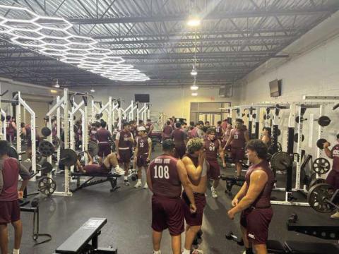 The Hereford Whitefaces started football practice Monday morning along with other teams in the State of Texas. (Courtesy photos)