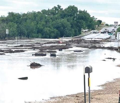 Heavy rainfall, flooding wreak havoc in Hereford