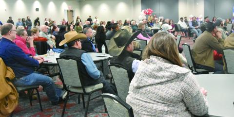 Residents of Deaf Smith County had an opportunity to hear from an array of candidates for local and state offices running in the March Primary up close and personal at the Deaf Smith County Republican Candidates Forum Thursday, January 29 at the Hereford Civic Center. More pictures on pages 8-9. (BRAND photo/Jim Steiert)