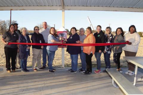Country Friends Extension Education Club Celebrates Sharing Library at McKenzie Park