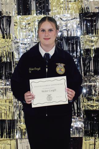 Distinguished Sophomore - Skilee Cargill