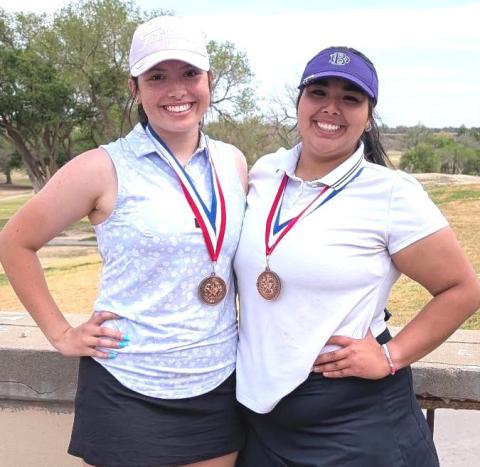 DHS golfers Alexis Quiroz and Bray Chavira District medalists will advance to the Regional tournament.