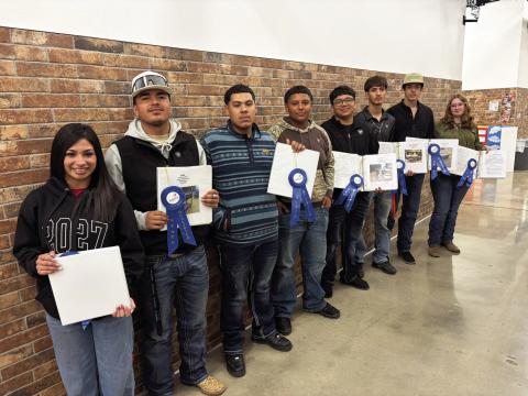 THS Welders - Mayci Del Toro, David Abeyta, Kevin Pulido, Mario Rosales, Zabrien Carbijal, Dilan Padilla, Easton Mahannah, and Jaycelein Harrell