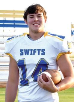 Nazareth graduate Kayle Rogers has committed to play football for the Wayland Baptist University Pioneers this fall