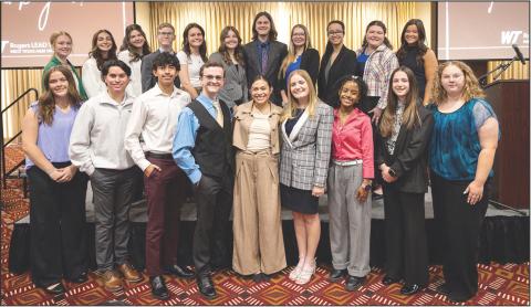 Photo: West Texas A&amp;M University's Rogers LEAD WT program's 2026-2027 cohort includes, front from left, Jaelyn Reynolds, Dimmitt’s Emilio Jiminez, Ivan De la Rosa, Logan White, Abril Rivera-Cervantes, Brenna Ware , Evalynn Ramirez, Jayci Nickels and Madalynn Schmidt, and, back from left, Muireann Benn-Rothstein, Cali McKinley, Kailin Noble, Benjamin Kogo, Sarah Robinson, Garicyn Bigham, Sye Boatmun, Mikah Wareham, Jamie Jefferson, Emma Wagner and Kaylea Marionneaux.