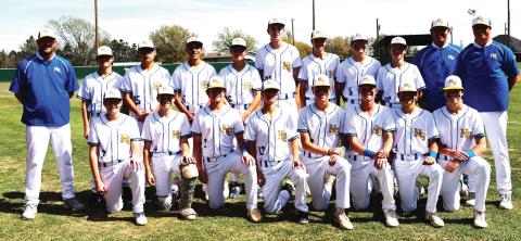 Nazareth Swifts Baseball: (front row) Pierce Wilhelm, Lincoln Pohlmeier, Will Young, Iziah Guerrero, Jack Welps, Reid Backus, Tripp Ethridge, Breck Proctor, (back row) Coach Eric Schilling, Fletcher Schacher, Aiden Chea, Blaise Snead, Alejandro Guerrero, Zac Huseman, Dayne Schulte, Zane Schulte, Cameron Pohlmeier, Jesse Acker and Coach Tyler Goodwin.
