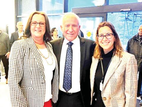 Laura Hart, from Hart, Texas, represented the state of Texas as a woman in agriculture at the BARD 45th Anniversary in Washington D.C. The U.S.-Israel Binational Agricultural Research &amp; Development Fund is a competitive funding program supporting collaborative research. Hart is shown with Israeli Minister of Agriculture and Rural Development, Avi Dichter, and Meital Stavincky.