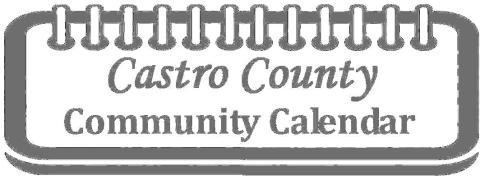 Castro County Community Calendar