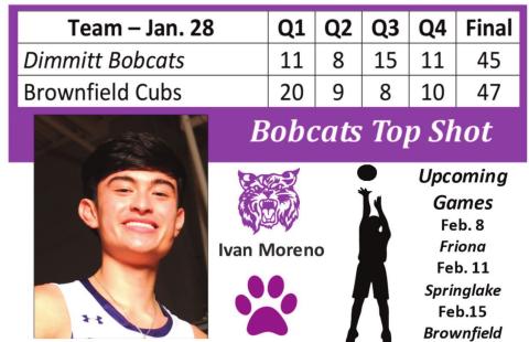 Bobcats fall to Cubs, 47-45