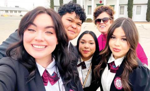 DHS HOSA students competed at the Area Conference in El Paso this past weekend and two are state bound. Advancing are Martin Rodriguez, third place, in Sports Medicine, and Kaylie Furr, third place in Health Career Photography. Also competing in Health Education were Ana Penaran and Jimena Fuentes.
